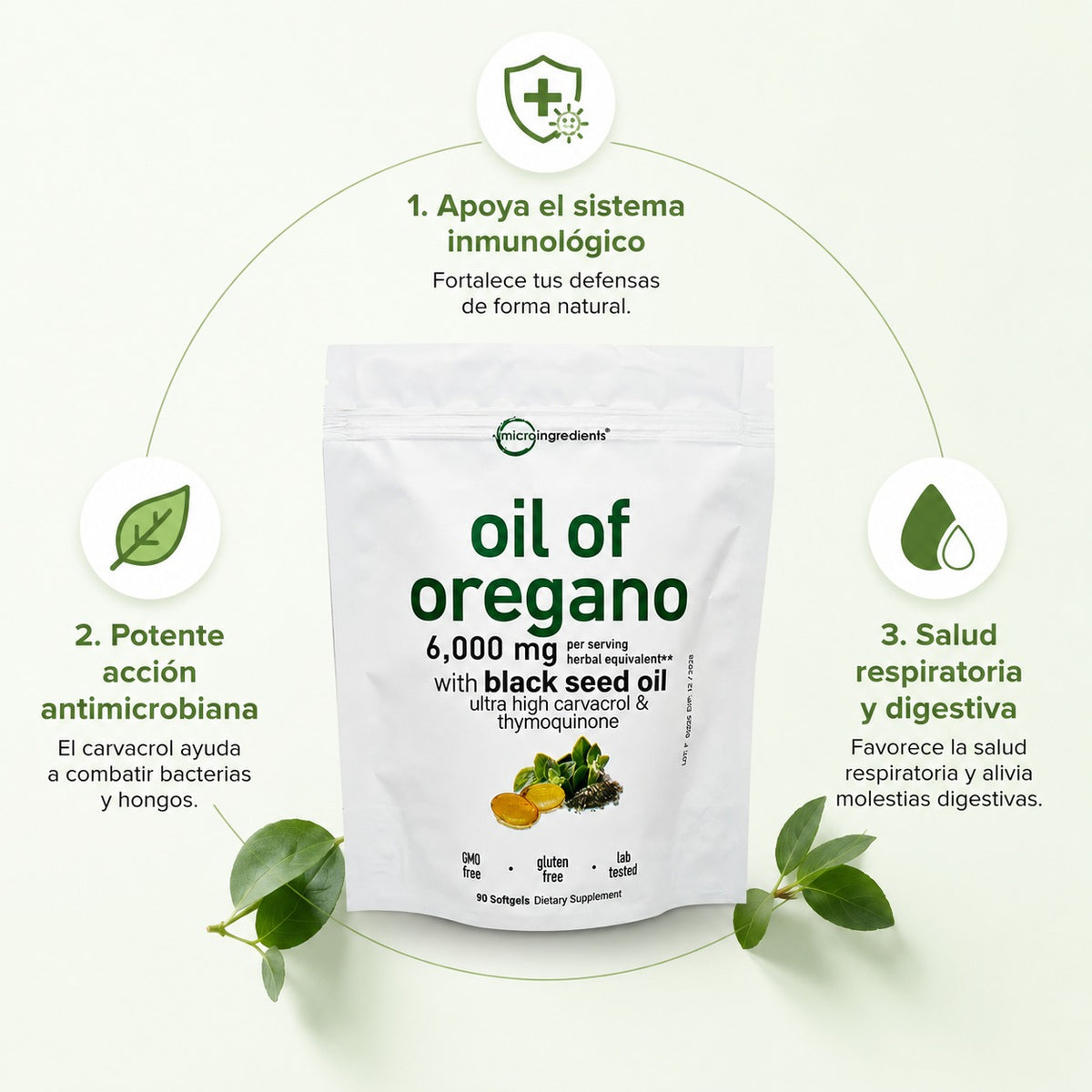 Oil Of Oregano: Defensas fuertes y digestión saludable