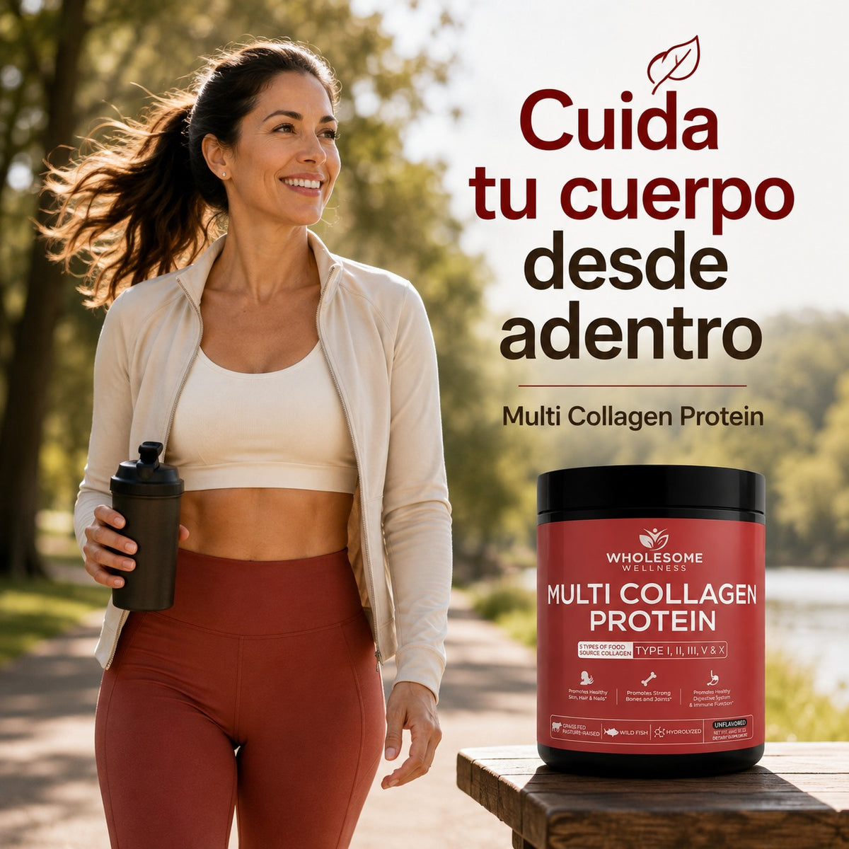 MULTICOLLAGEN PROTEIN:Tu piel no miente. Tu edad sí.