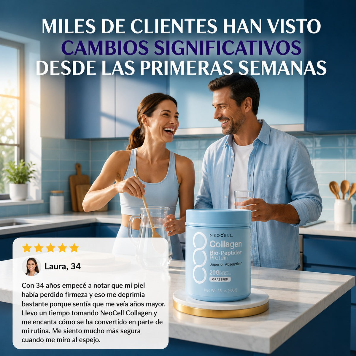 COLLAGEN NEOCELL : Nutrición para piel, uñas y cabello