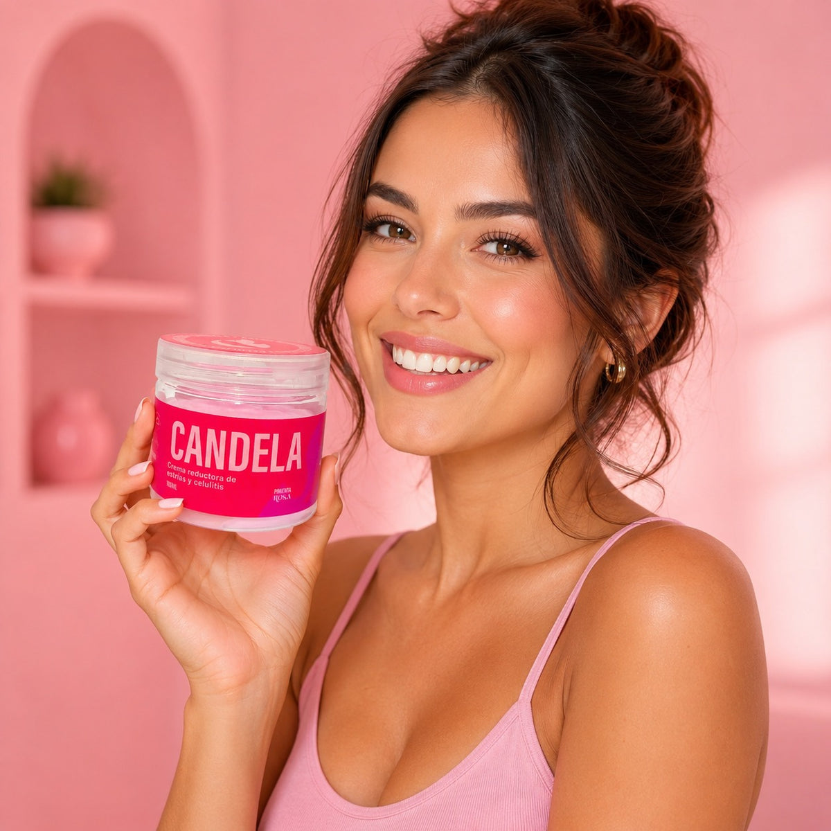 CANDELA CREMA: Mejora la apariencia de estrías visibles