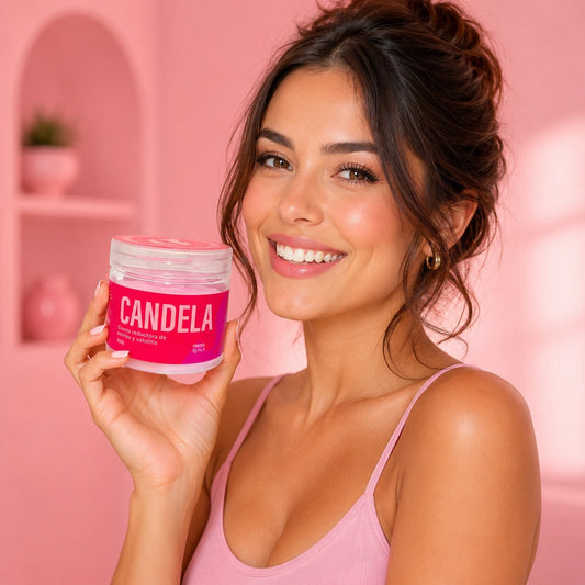 CANDELA CREMA: Mejora la apariencia de estrías visibles
