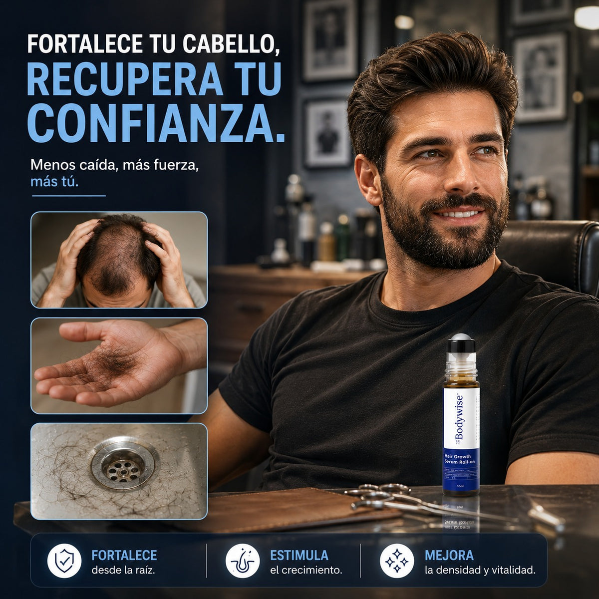 BODYWISE: Recupera esa seguridad que la calvicie te robo