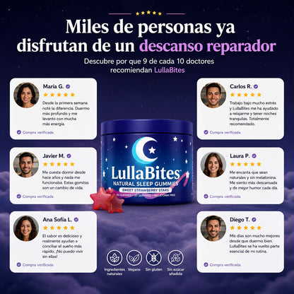 LULLABITES GUMMIES: Recupera las noches de descanso