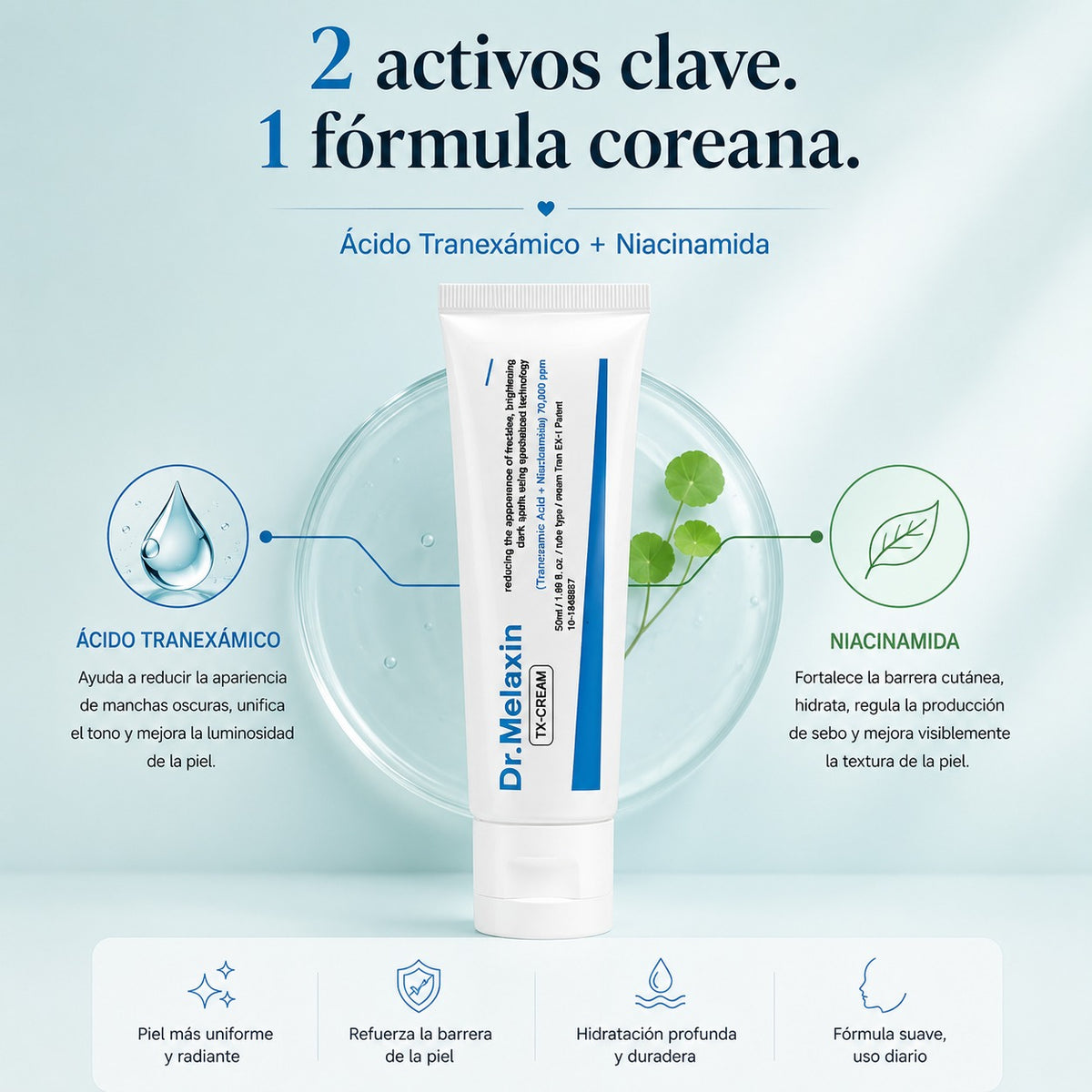 DR. MELAXIN: Reduce manchas y recupera la luminosidad de tu piel