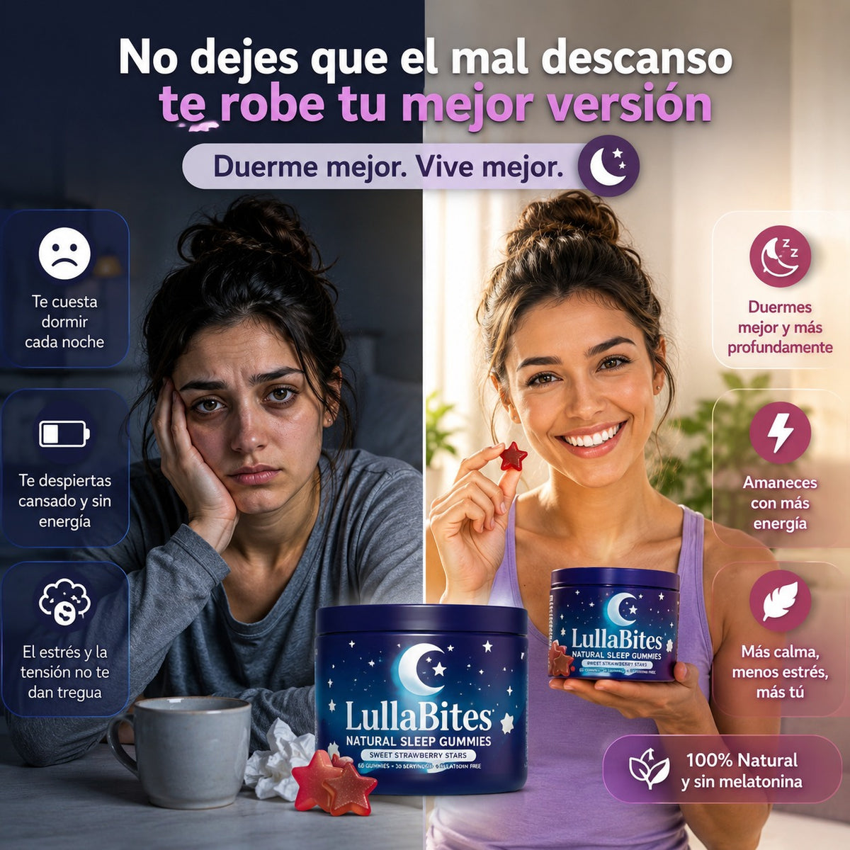 LULLABITES GUMMIES: Recupera las noches de descanso
