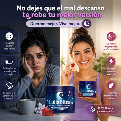 LULLABITES GUMMIES: Recupera las noches de descanso
