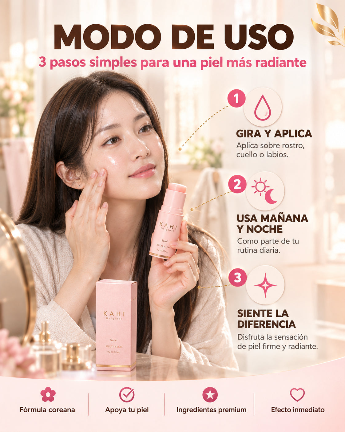 Kahi Balsamo - Reduce la apariencia de arrugas en solo 1 mes