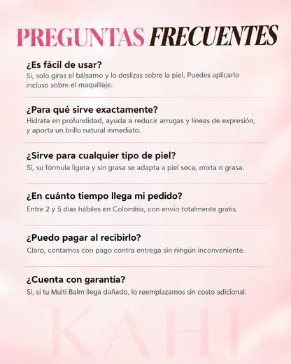 Kahi Balsamo - Reduce la apariencia de arrugas en solo 1 mes