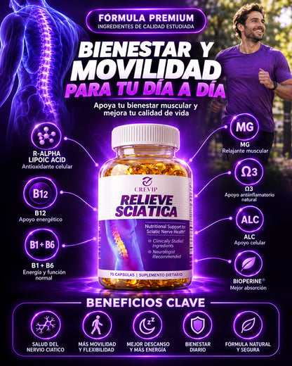 Relieve Sciatica: Elimina los dolores lumbares definitivamente