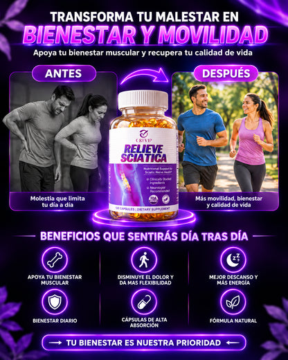 Relieve Sciatica: Elimina los dolores lumbares definitivamente