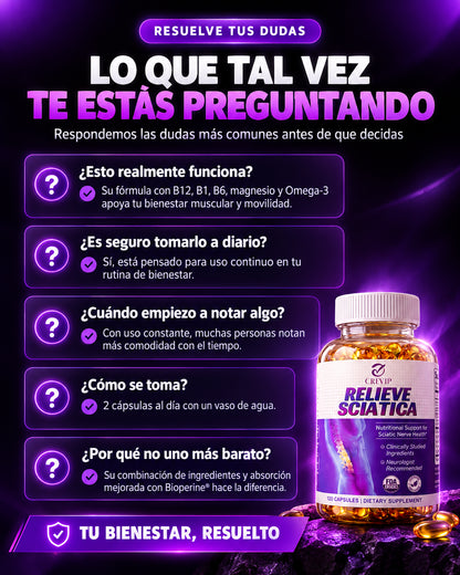 Relieve Sciatica: Elimina los dolores lumbares definitivamente