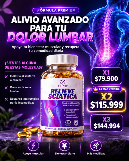 Relieve Sciatica: Elimina los dolores lumbares definitivamente
