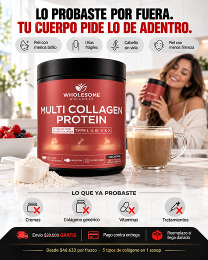 Multi Collagen Protein: Todo el colágeno que necesitas en un solo polvo