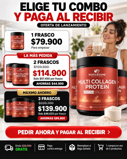 Multi Collagen Protein: Todo el colágeno que necesitas en un solo polvo