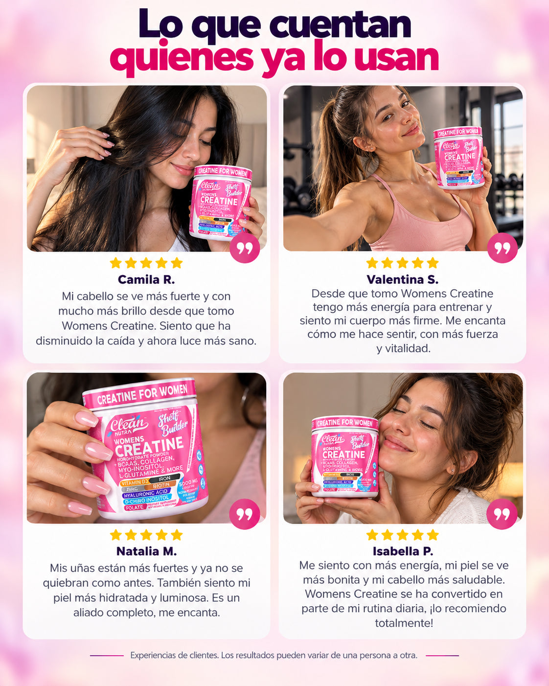 Creatina para mujeres: Todo lo que necesitas en un solo frasco