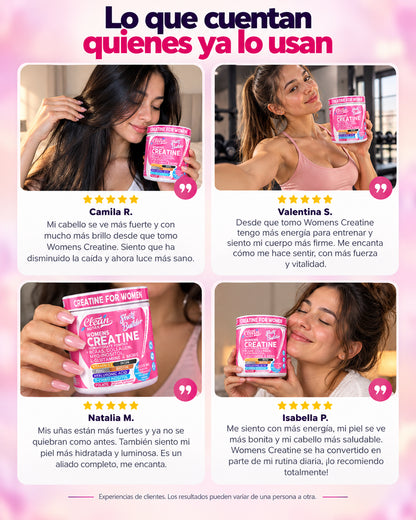 Creatina para mujeres: Todo lo que necesitas en un solo frasco