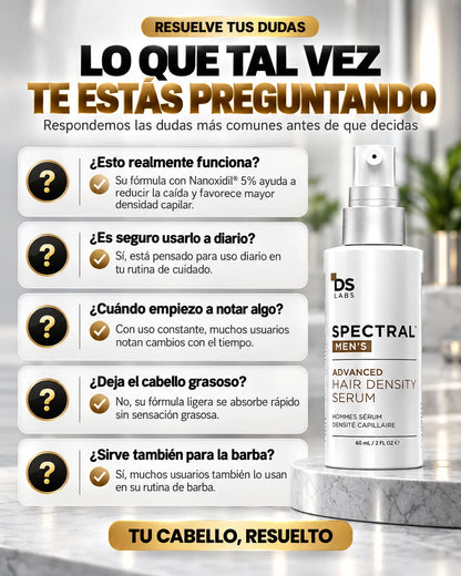 Spectral Premium-¿Sientes que tu cabello no puede volver a crecer? ¡ENCONTRASTE LA SOLUCION!