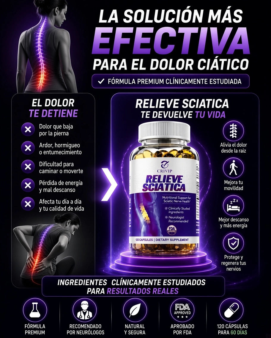 Relieve Sciatica: Elimina los dolores lumbares definitivamente