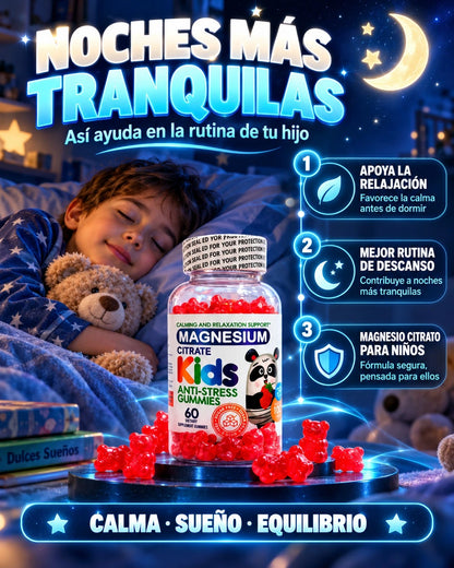 Magnesio Kids- Noches tranquilas, para toda la familia