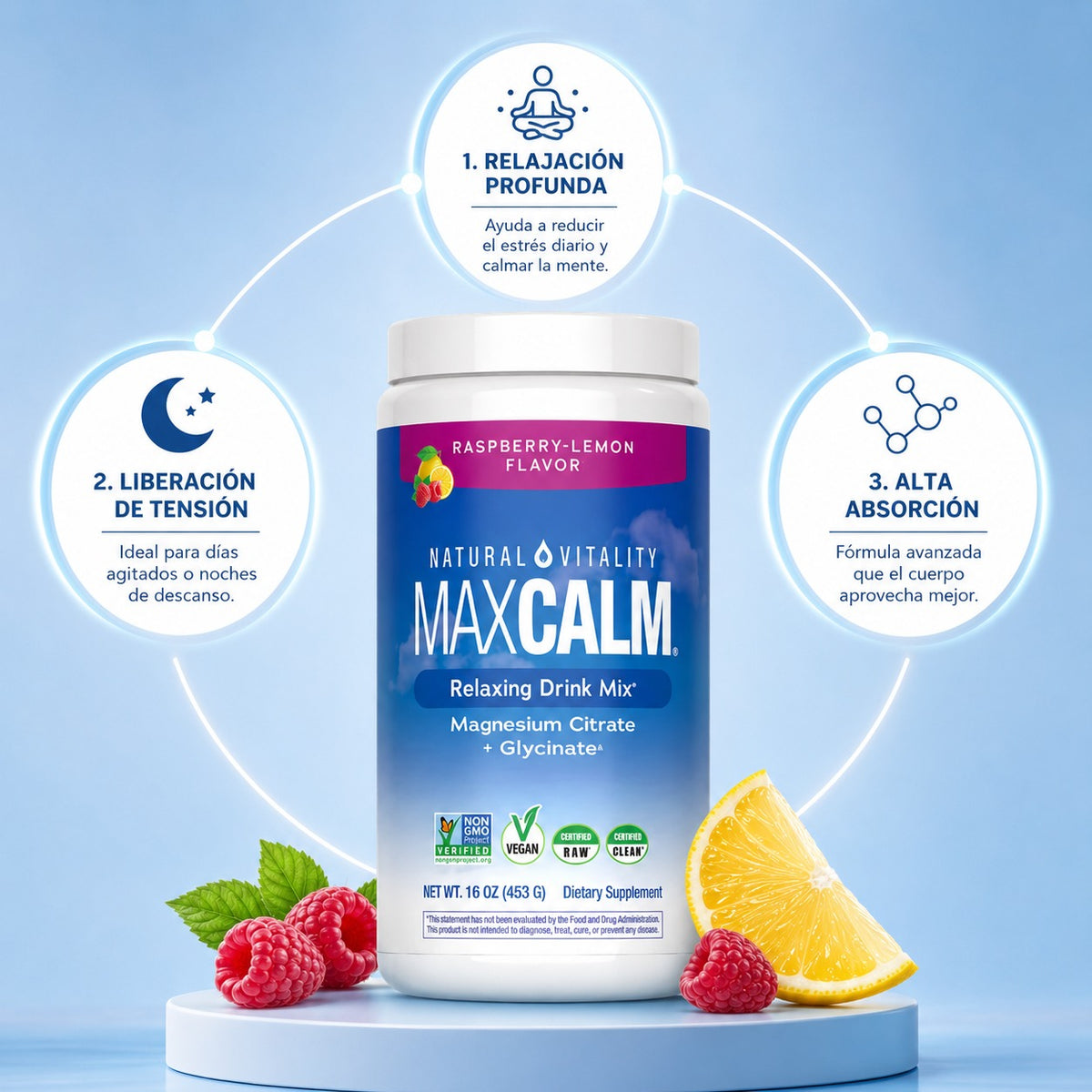 MAX CALM: Reduce estrés y tensión naturalmente ⚡