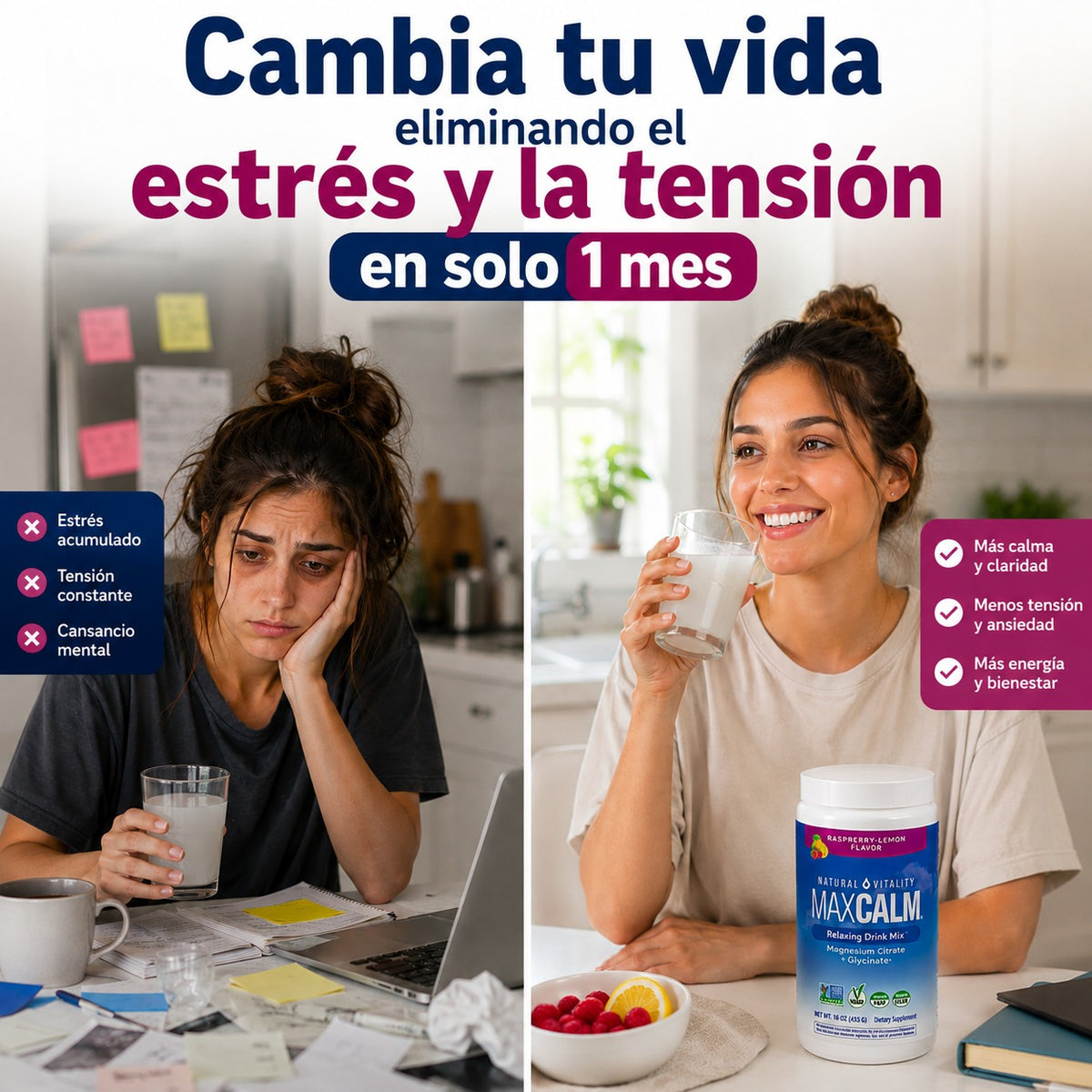 MAX CALM: Reduce estrés y tensión naturalmente ⚡
