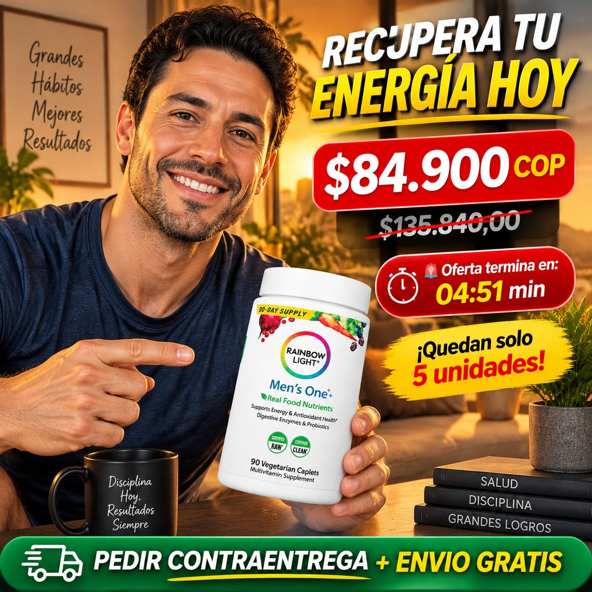 RAINBOW LIGTH: Adiós cansancio y hola al rendimiento.