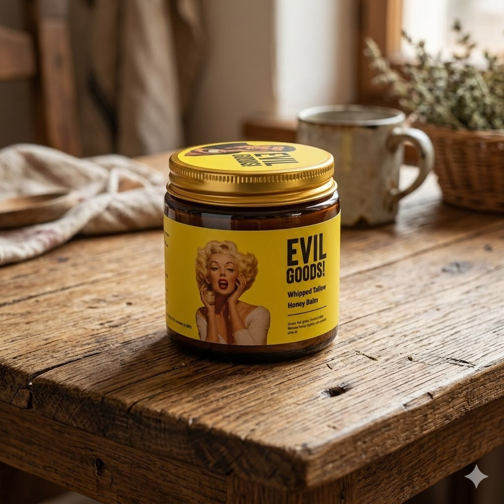 Crema Evil Goods: Hidratación profunda para resultados visibles y sanos.