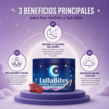 LULLABITES GUMMIES: Recupera las noches de descanso