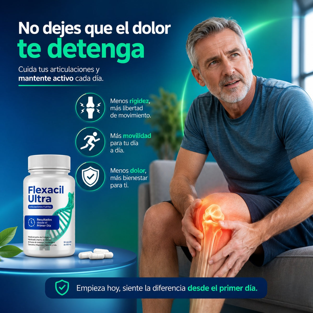 FLEXACIL ULTRA: Mueve tu cuerpo sin limitaciones ni frustración.