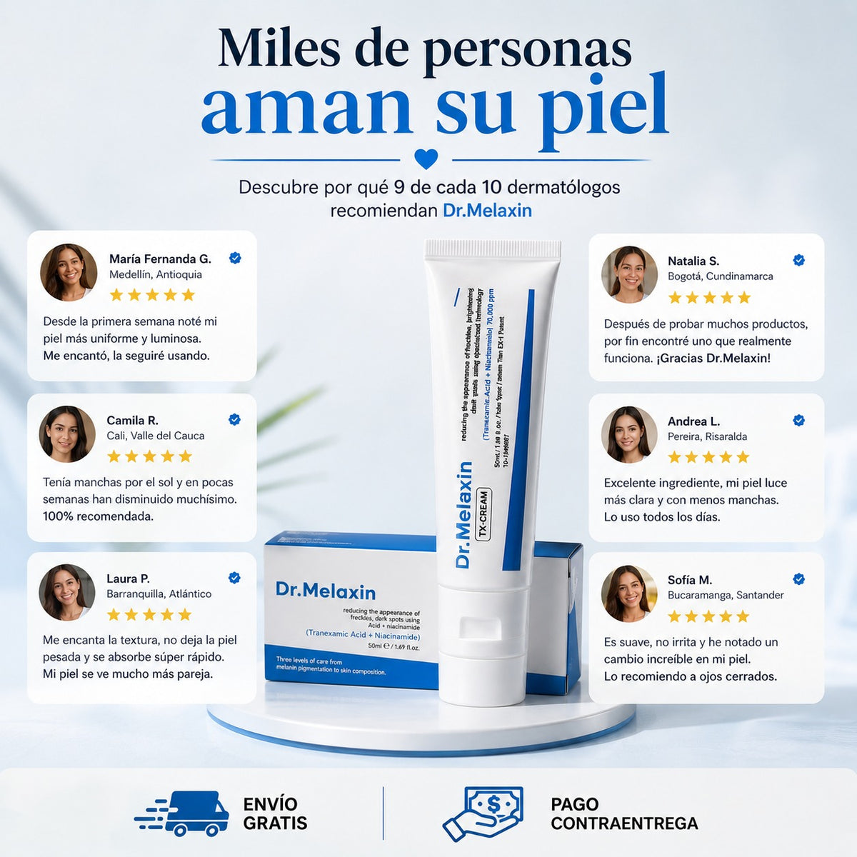 DR. MELAXIN: Reduce manchas y recupera la luminosidad de tu piel